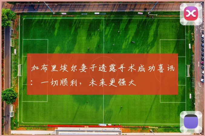 加布里埃尔妻子透露手术成功喜讯：一切顺利，未来更强大