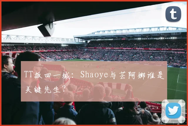 TT扳回一城:Shaoye与芸阿娜谁是关键先生?
